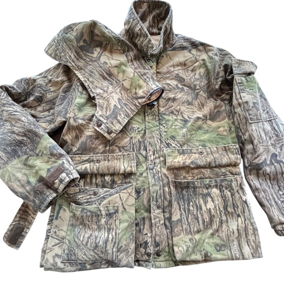 10X Other - 10X Realtree Camo Jacket Mens M Made in USA Insulated Hunting Outdoor Coat Hood